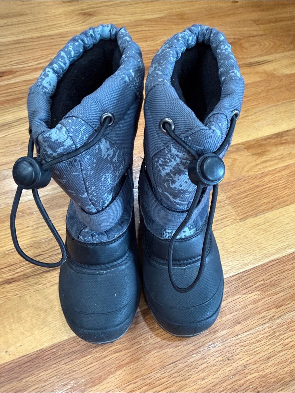 Storm Kidz Gray Winter Snow Boots (Size 11)